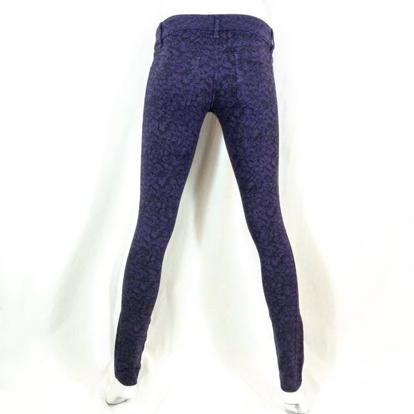 Vanilla Star XS Purple & Black Jeggings - Picture 6 of 9